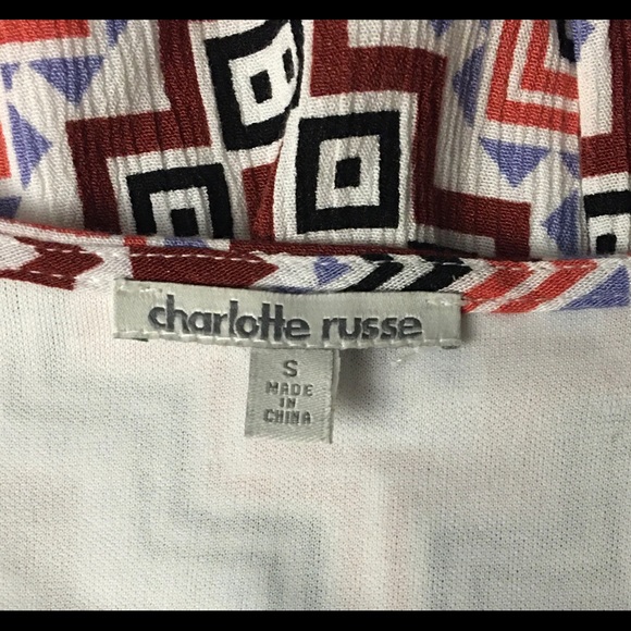 Charlotte Russe s ls geometric print dress - Picture 8 of 8